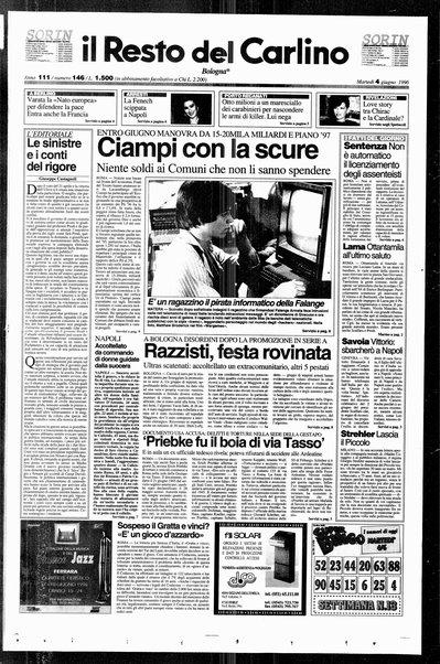 Il Resto del Carlino : giornale dell'Emilia